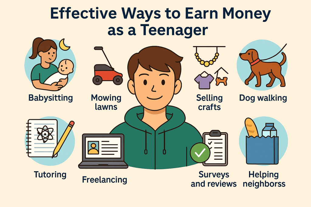 earn money as a teenager