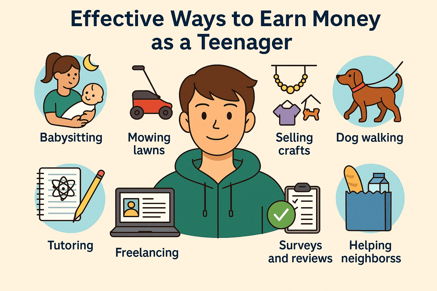 earn money as a teenager